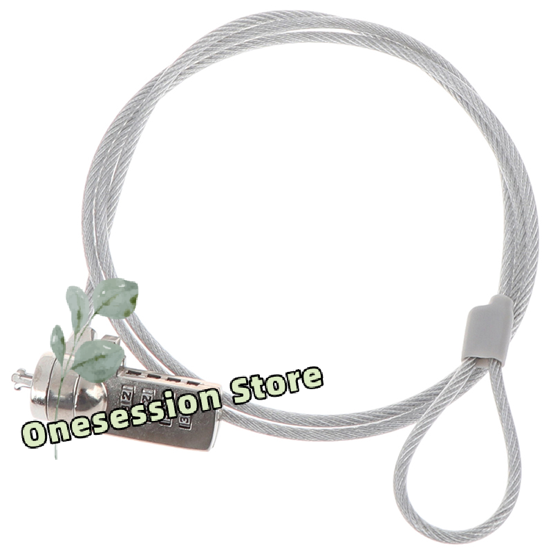 Pc Security Lock - 4-cijferig beveiligingswachtwoord computerslot anti-diefstal ketting voor
