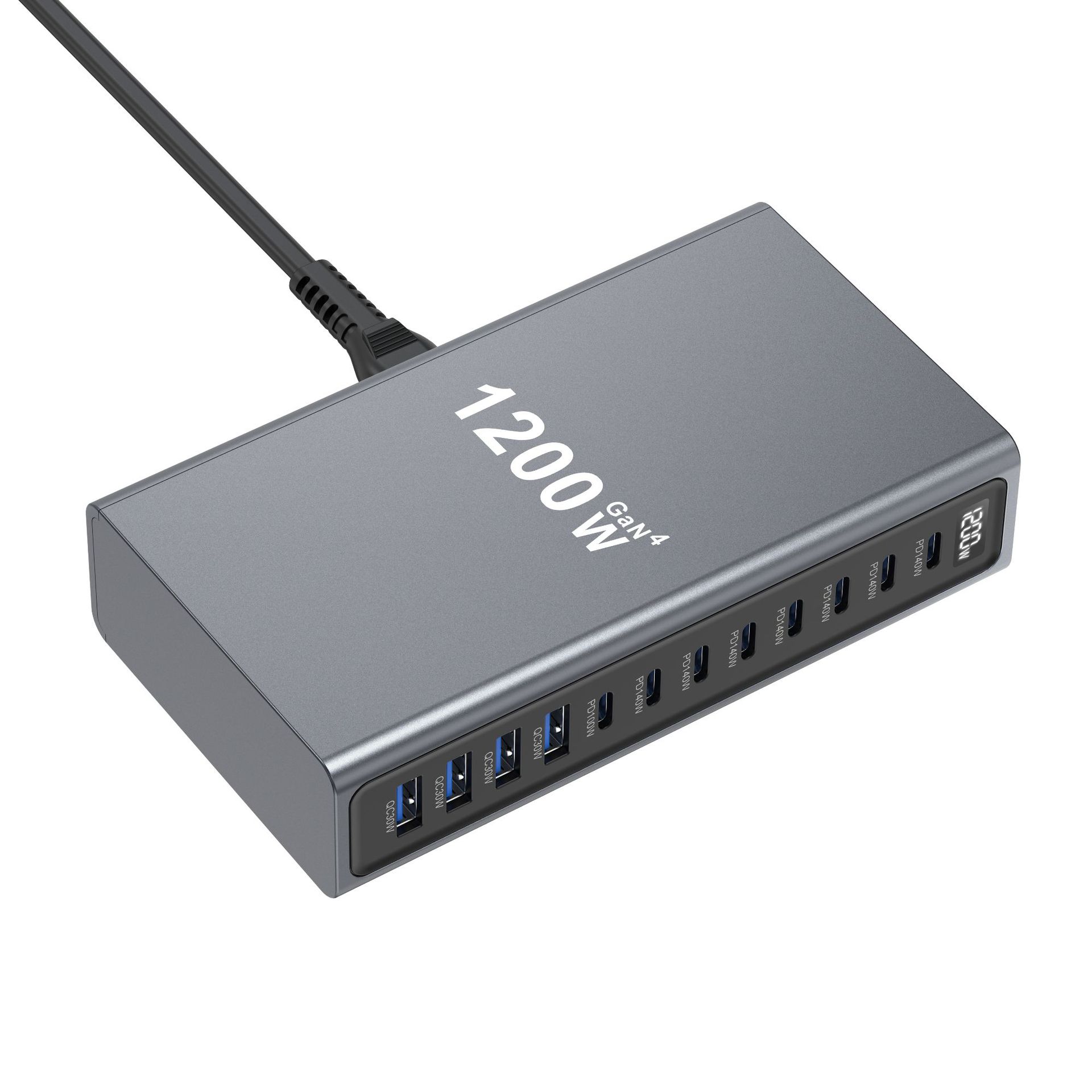 Multi Port Usb Hub - Nieuwe 1200W Multi-Port GaN Desktop Hub