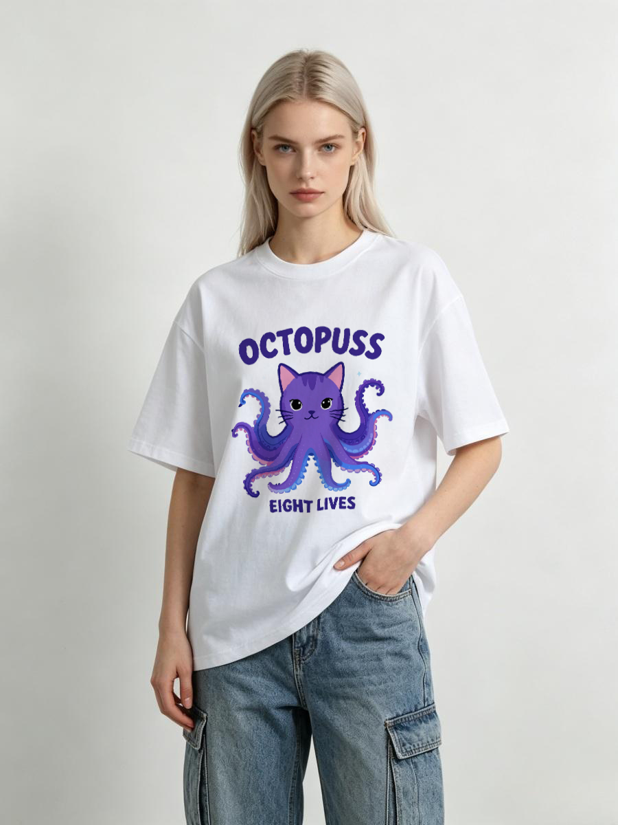 Office Tech Hub - T-shirts Dames Gerecycled polyester Boxy Geometrisch