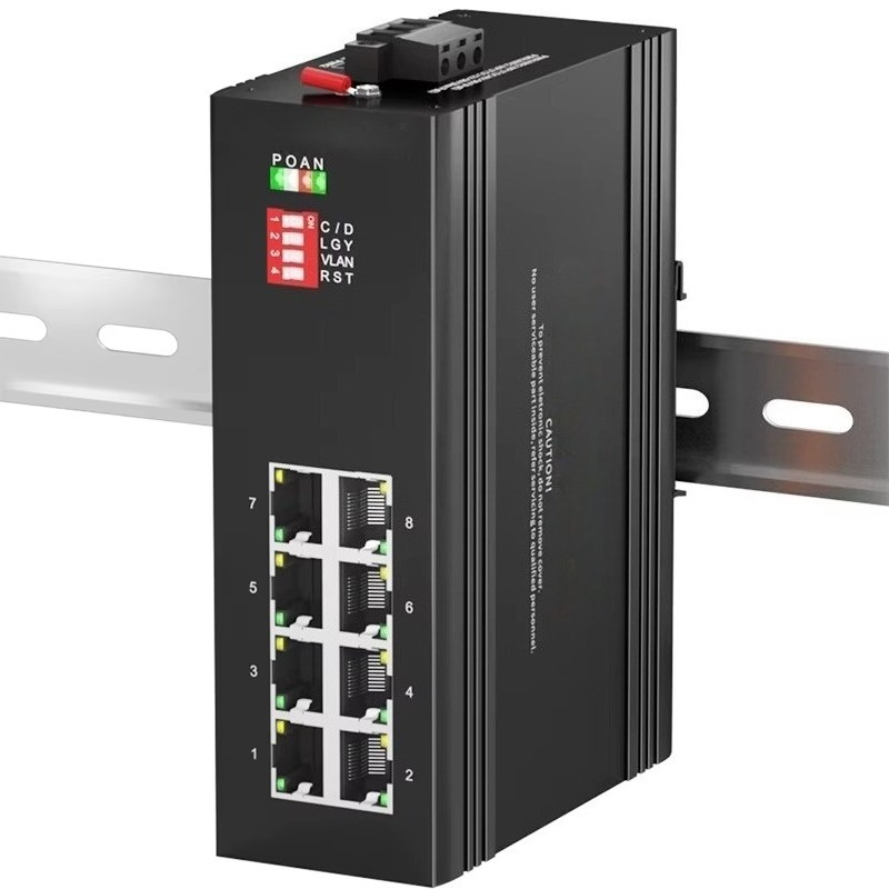 Ethernet Switch 8 Port - Gigabit Ethernet Switch 8-poorts industriële IP40
