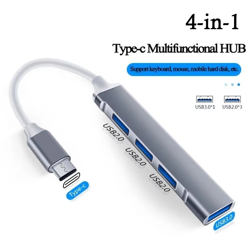 Multi Port Usb Hub - 4-poorts Multi Splitter USB 3.0 Hub