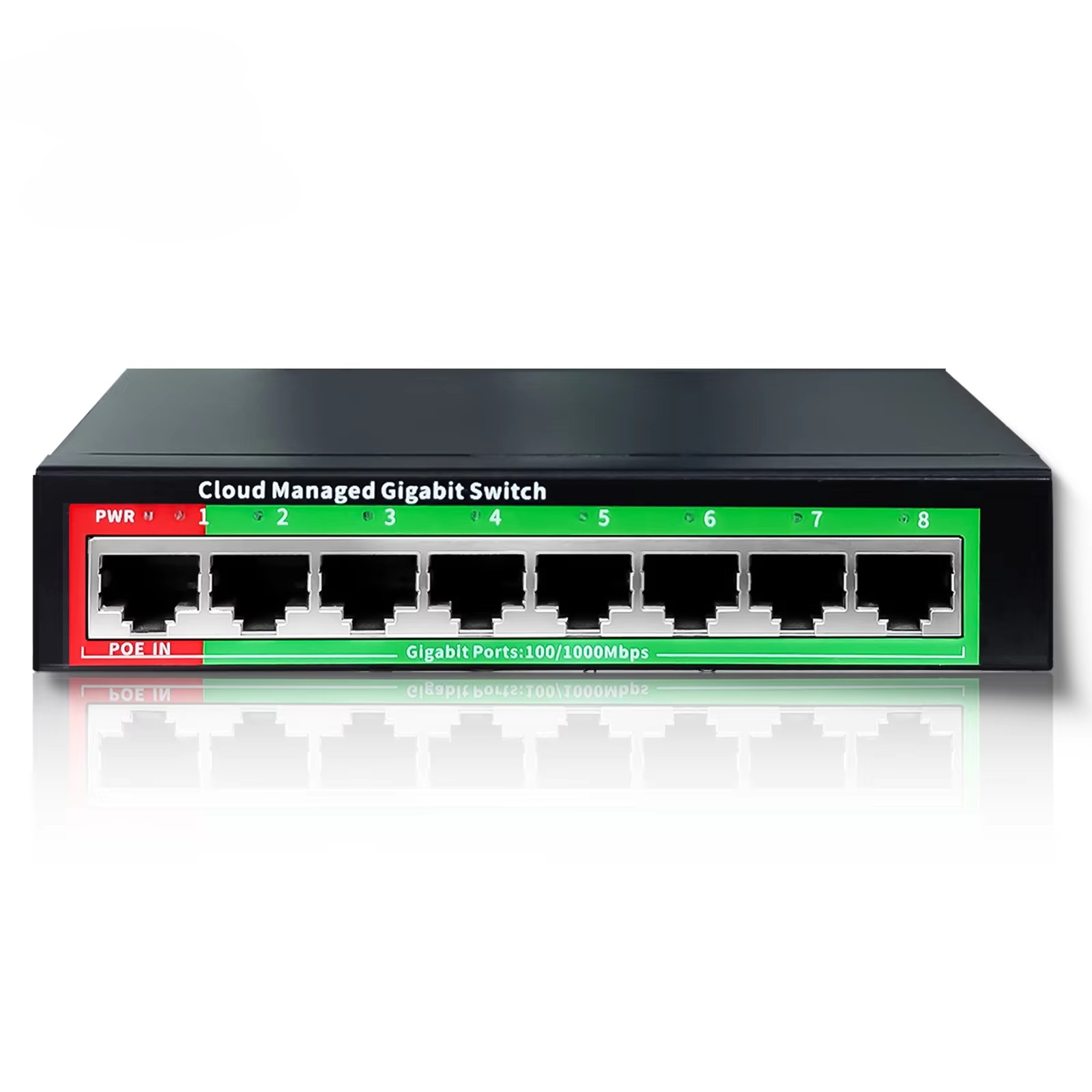 Ethernet Switch 8 Port - OEM/ODM beheerde 8-poorts full Gigabit Ethernet