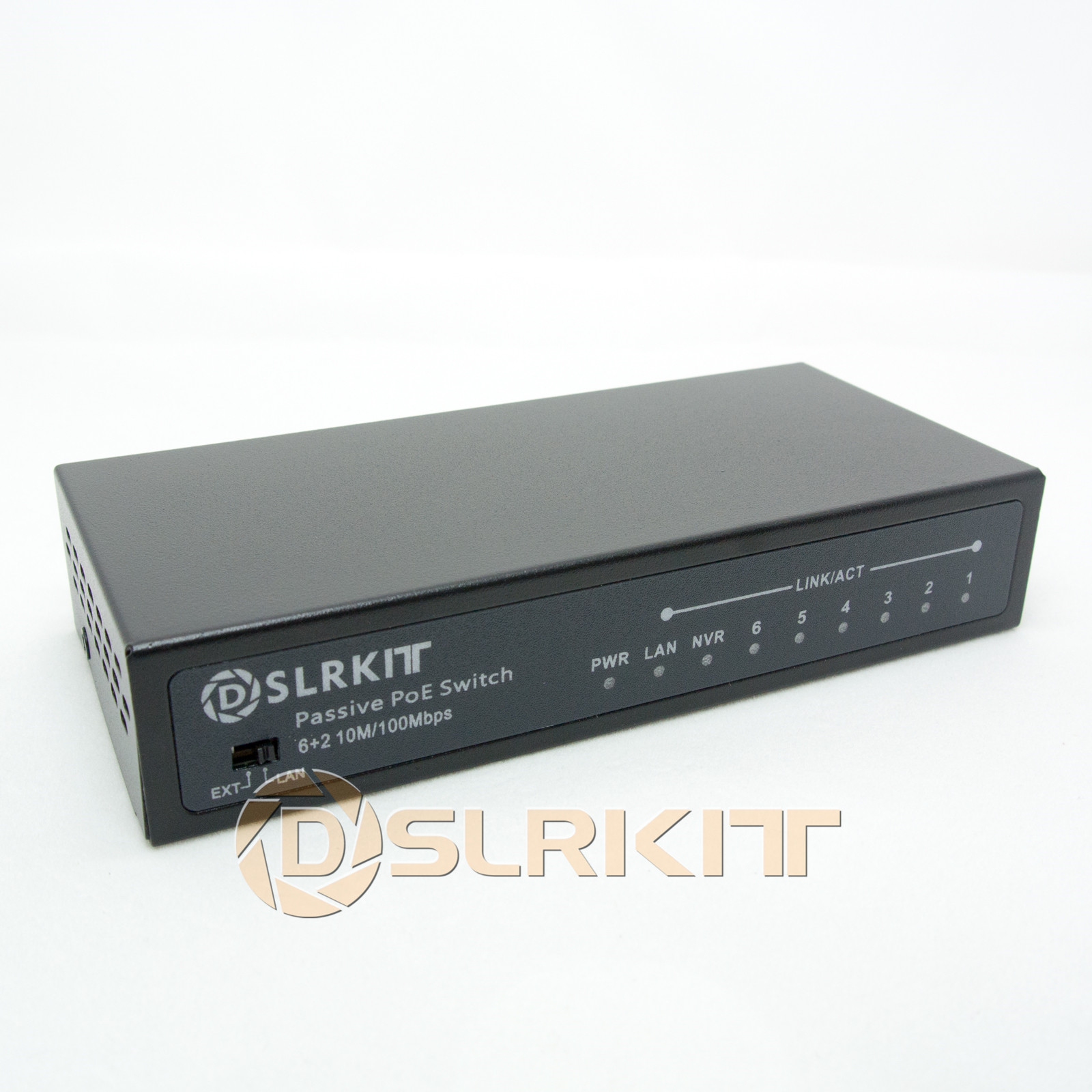 Ethernet Switch 8 Port - Dslrkit 250M 8 Poorten 6 Poe