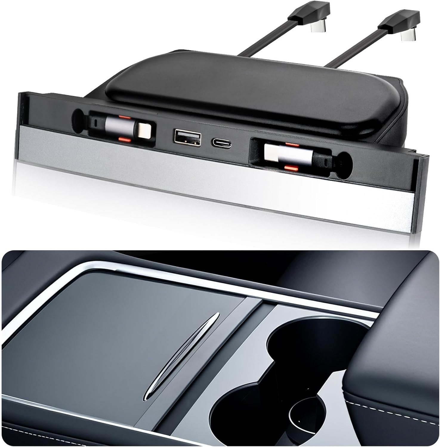 Multi Port Usb Hub - USB Hub voor Tesla Model Y