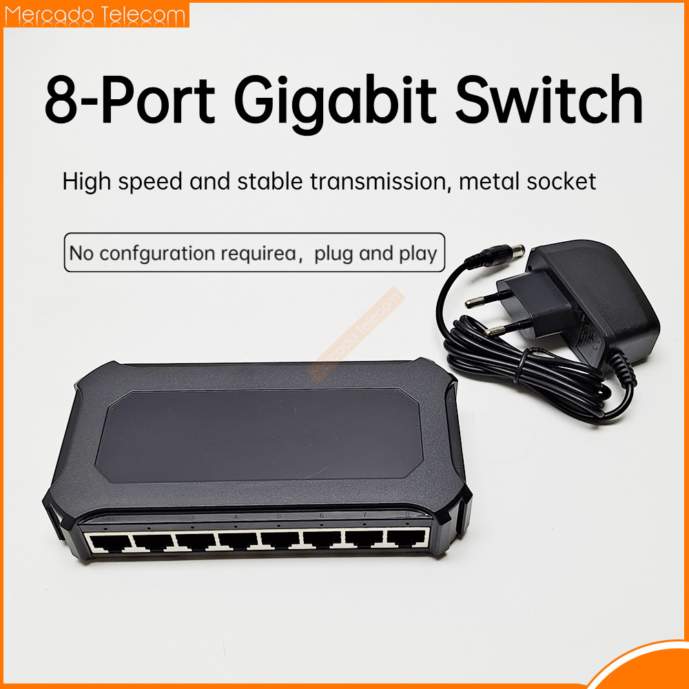 Ethernet Switch 8 Port - 8-poorts Gigabit Switch Ethernet Switch Netwerkswitch