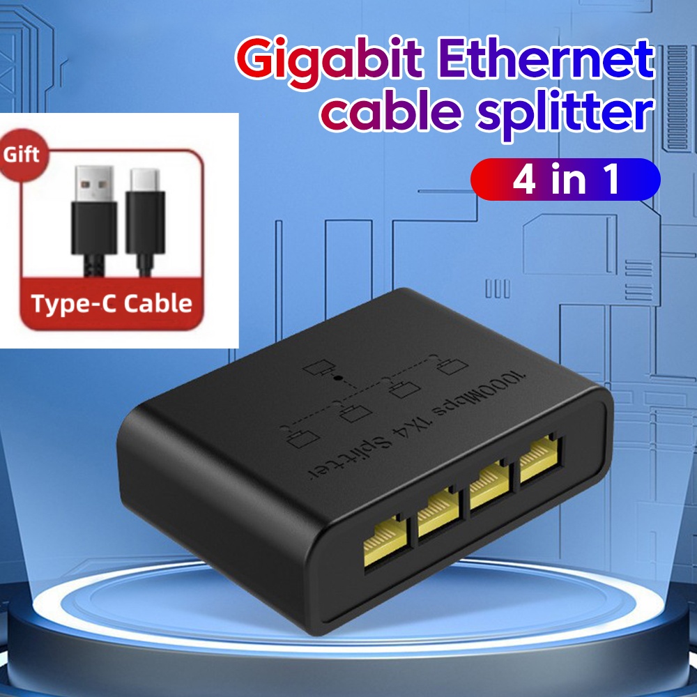 Ethernet Switch 8 Port - 100/1000 Mbps Gigabit Ethernet Hoge Prestaties