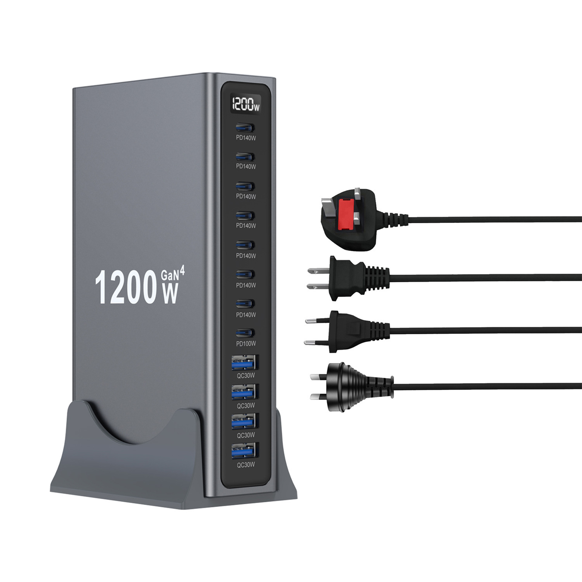 Nieuwe 1200W Multi-Port GaN De - Multi Port Usb Hub recensie en prijs