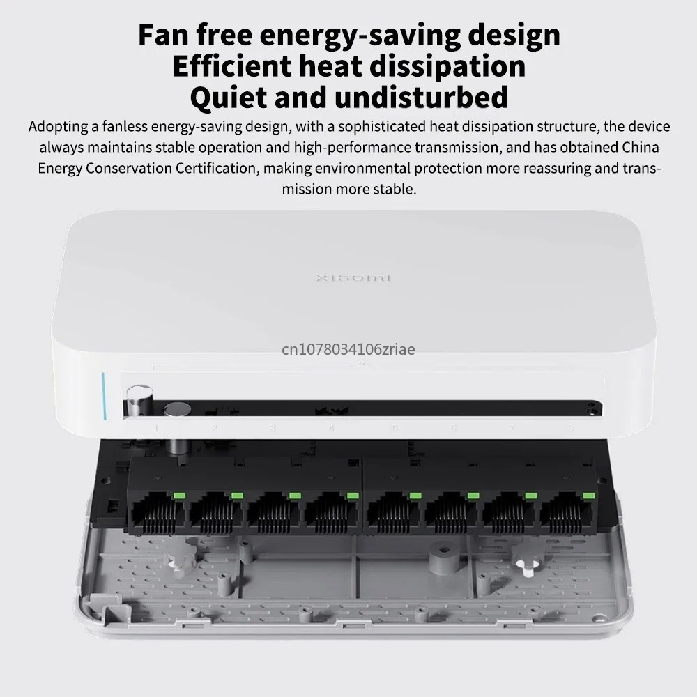 Origina Xiaomi Gigabit Etherne - Ethernet Switch 8 Port recensie en prijs