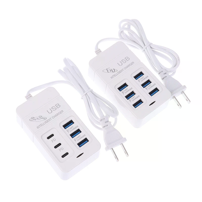 1 PC US Plug 6 Poorten Multipo - Multi Port Usb Hub recensie en prijs