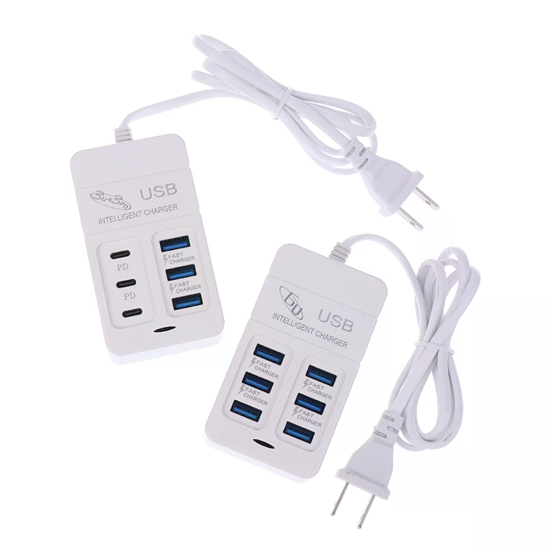 1 PC US Plug 6 Poorten Multipo - Multi Port Usb Hub recensie en prijs