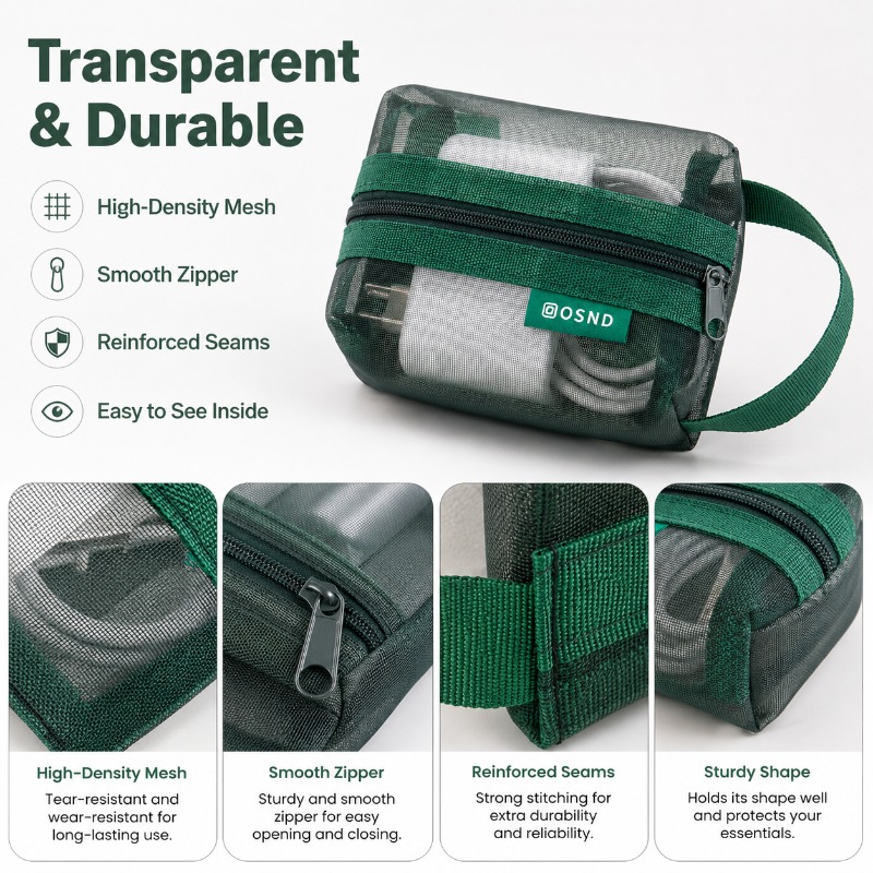 6-delige Mesh Tech Organizer P - Office Tech Backpack recensie en prijs