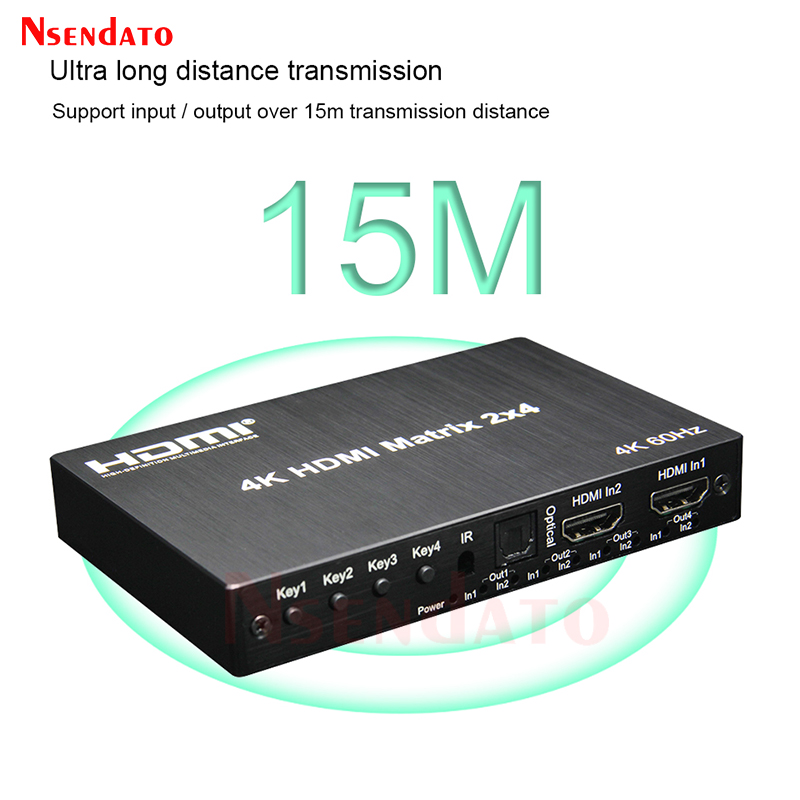 4K 60Hz HDMI Matrix 2x4 voor D - Hdmi Matrix Switch recensie en prijs