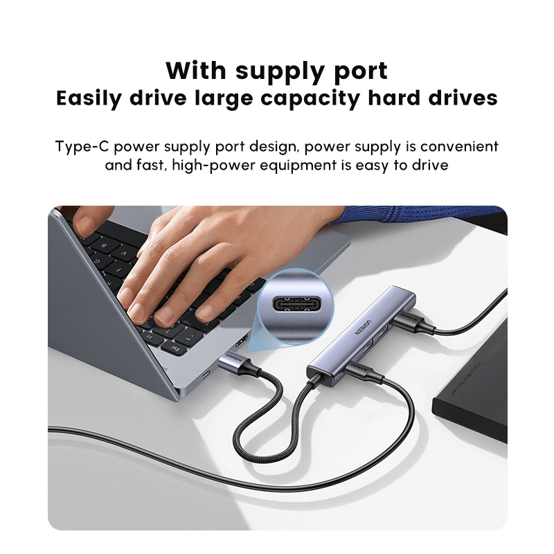 UGREEN USB-hub met 4 USB2.0-po - Multi Port Usb Hub recensie en prijs