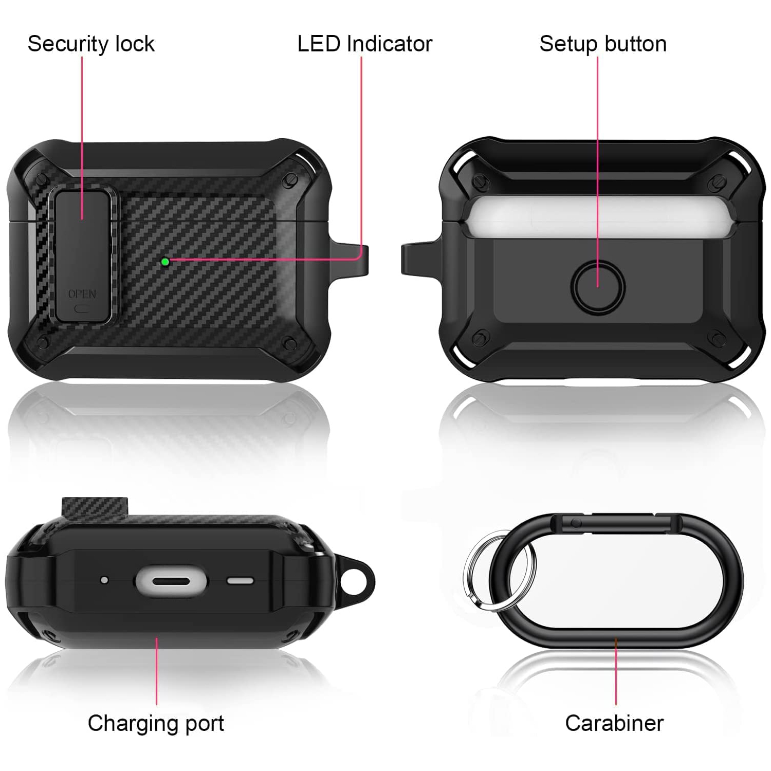 Voor Airpods 4 Gen Luxe Secure - Pc Security Lock recensie en prijs