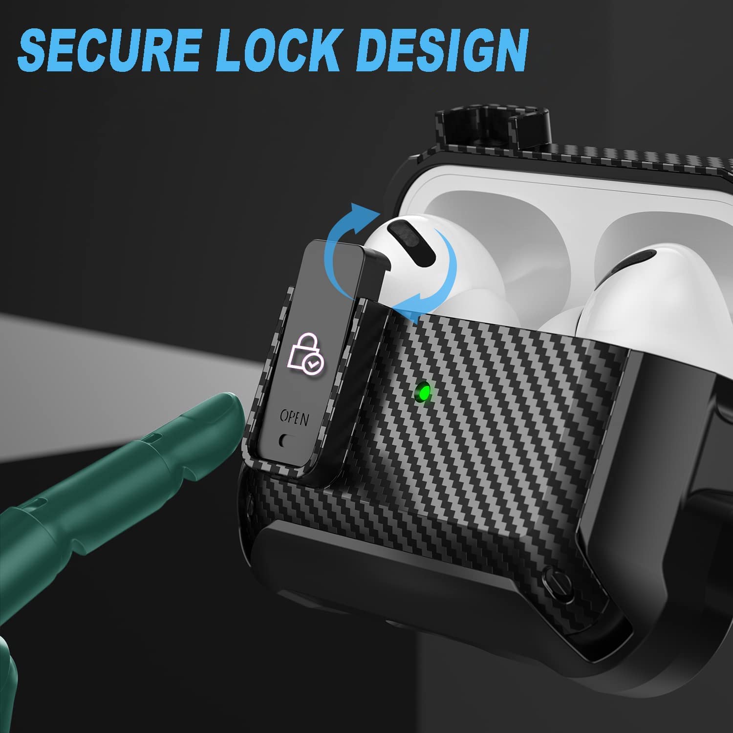 Voor Airpods 4 Gen Luxe Secure - Pc Security Lock recensie en prijs