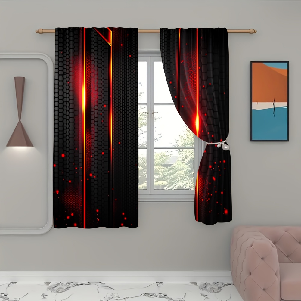 2 stuks Lava Gordijnen Zwart R - Office Tech For Home recensie en prijs