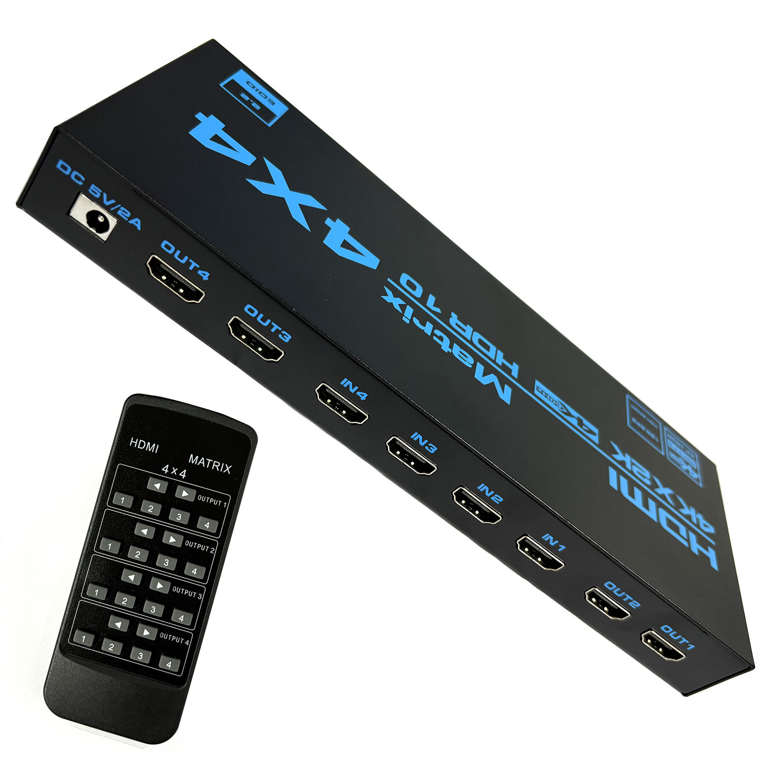 4K HDMI Matrix Switch 4 in 4 O - Hdmi Matrix Switch recensie en prijs