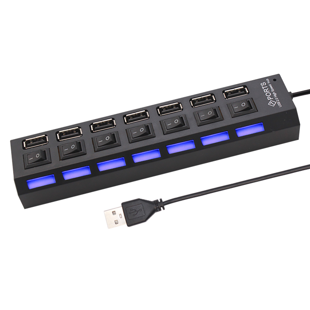 7-poorts USB 2.0 hubsplitter v - Multi Port Usb Hub recensie en prijs