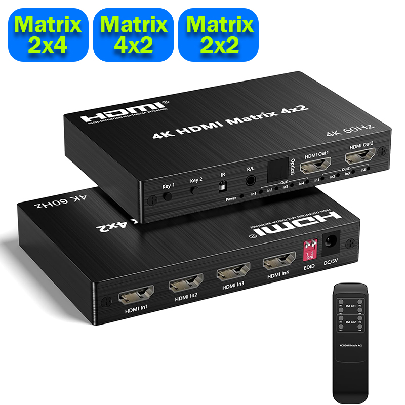 4K 60Hz HDMI Matrix Switcher 4 - Hdmi Matrix Switch recensie en prijs
