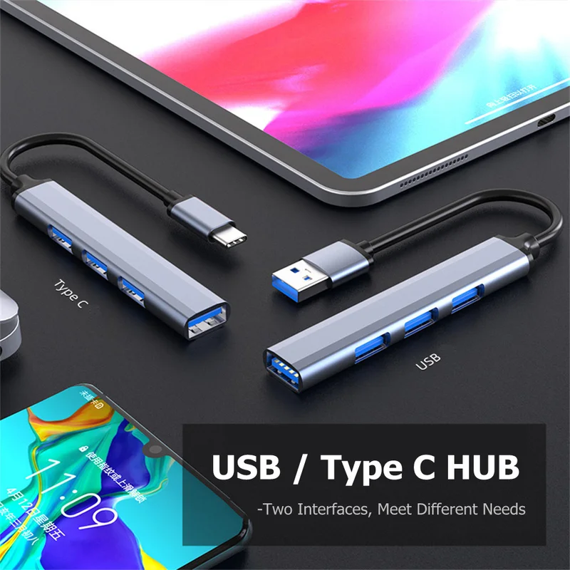 4-poorts USB-C Hub 3.0/3.1-spl - Multi Port Usb Hub recensie en prijs