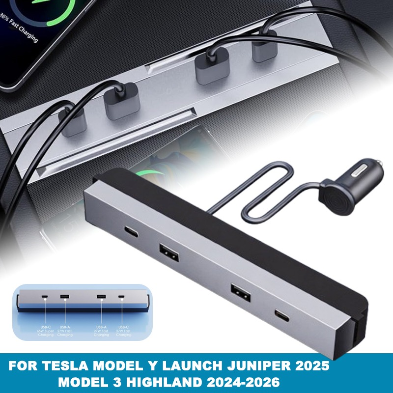 Center Console Autoadapter Mul - Multi Port Usb Hub recensie en prijs