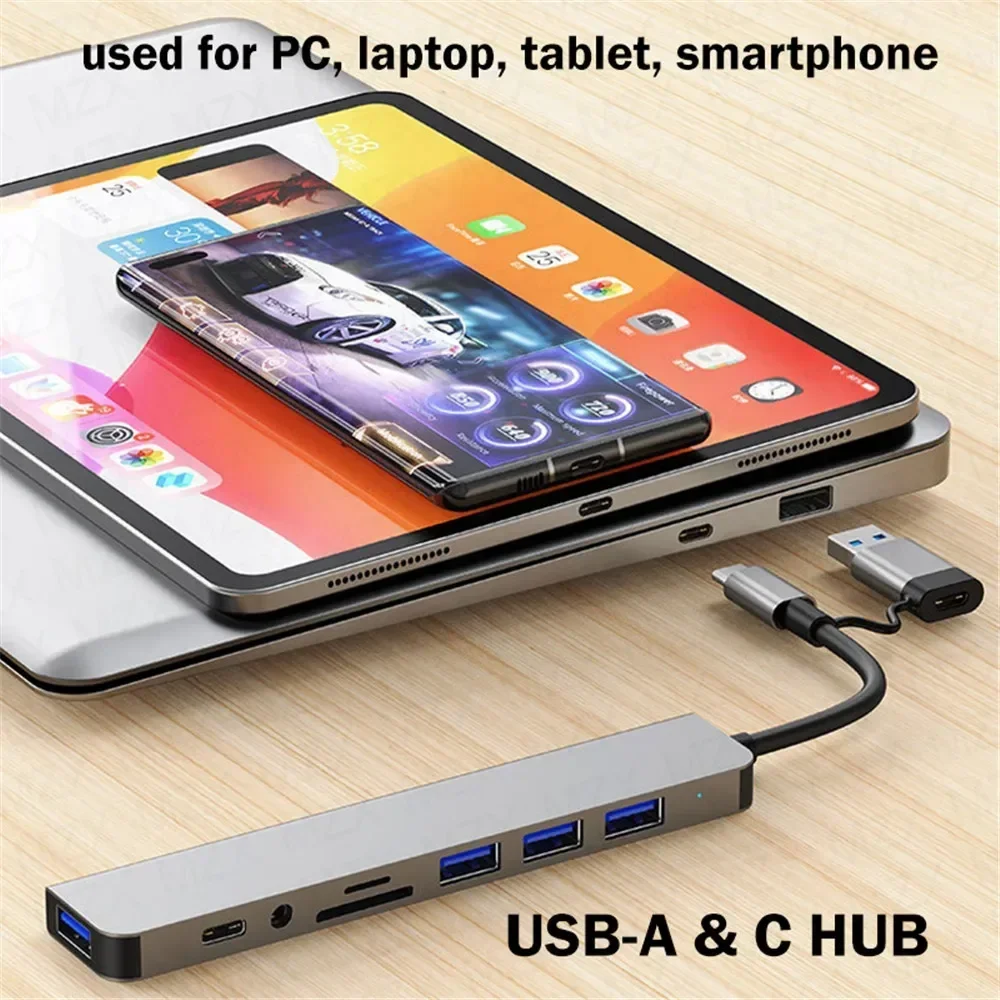 8-in-1 USB-C Hub Expander Mult - Multi Port Usb Hub recensie en prijs