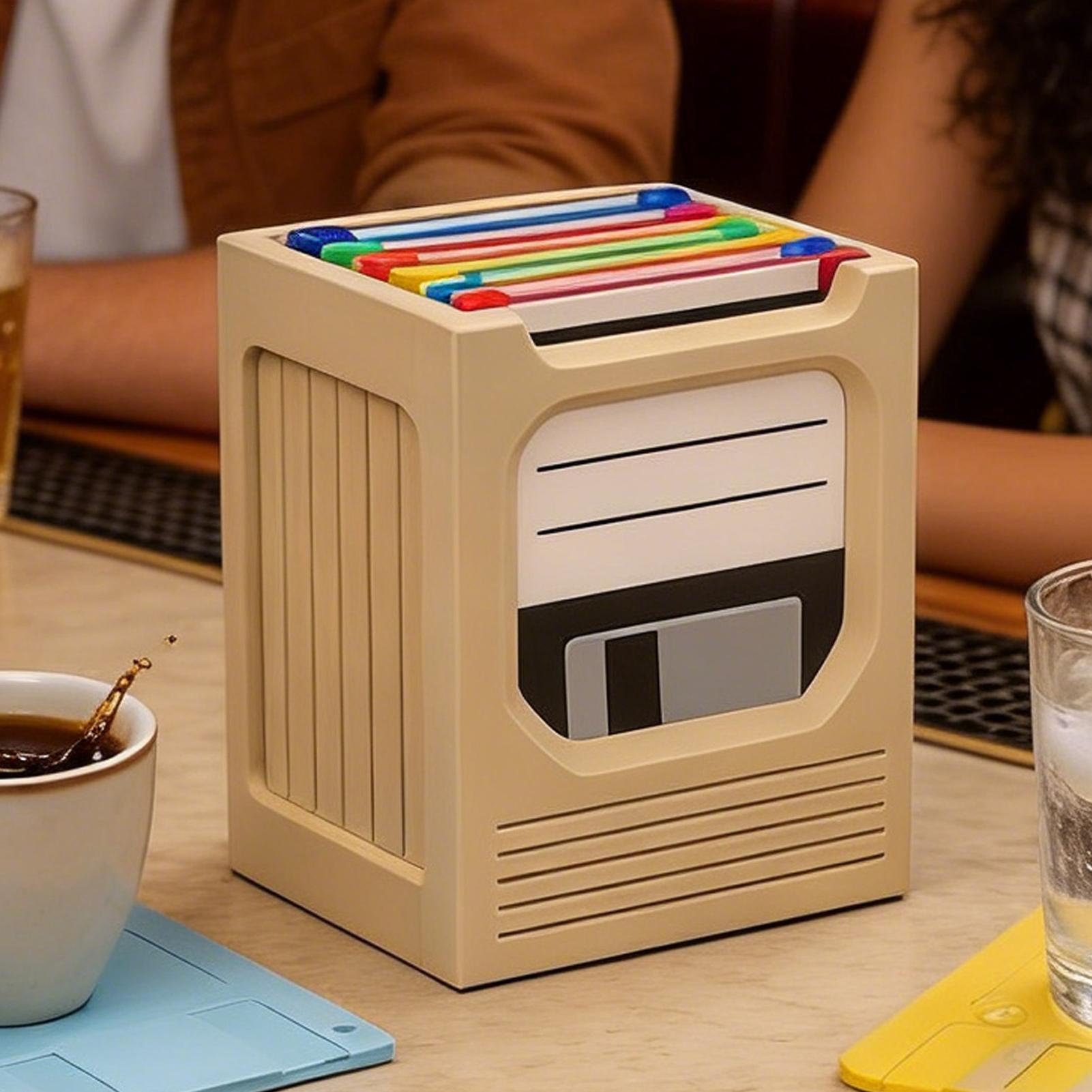 Retro Tech Coaster Holder Set  - The Office Tech recensie en prijs