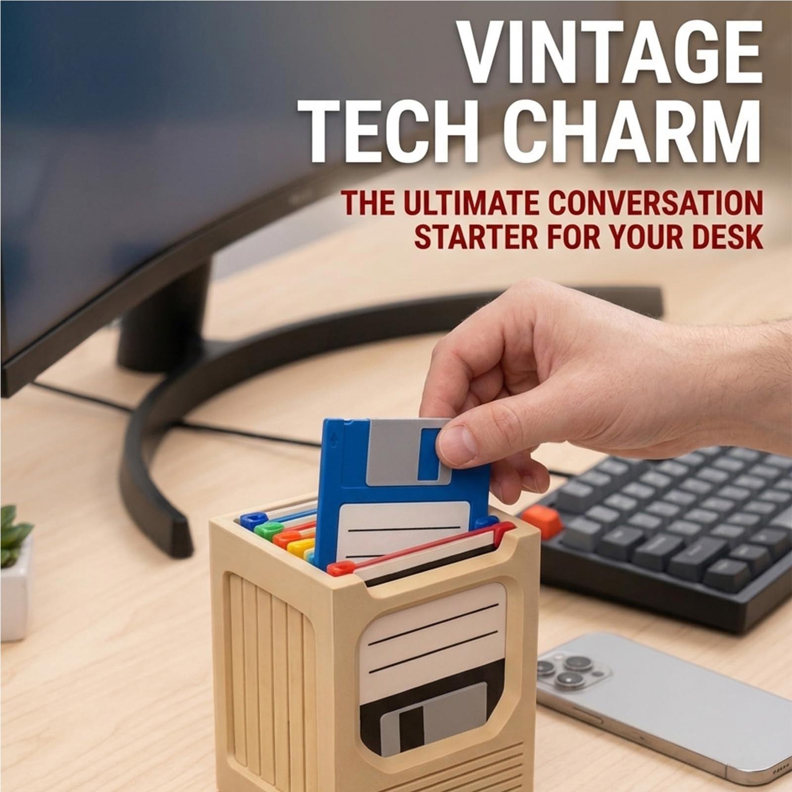 Retro Tech Coaster Holder Set  - The Office Tech recensie en prijs