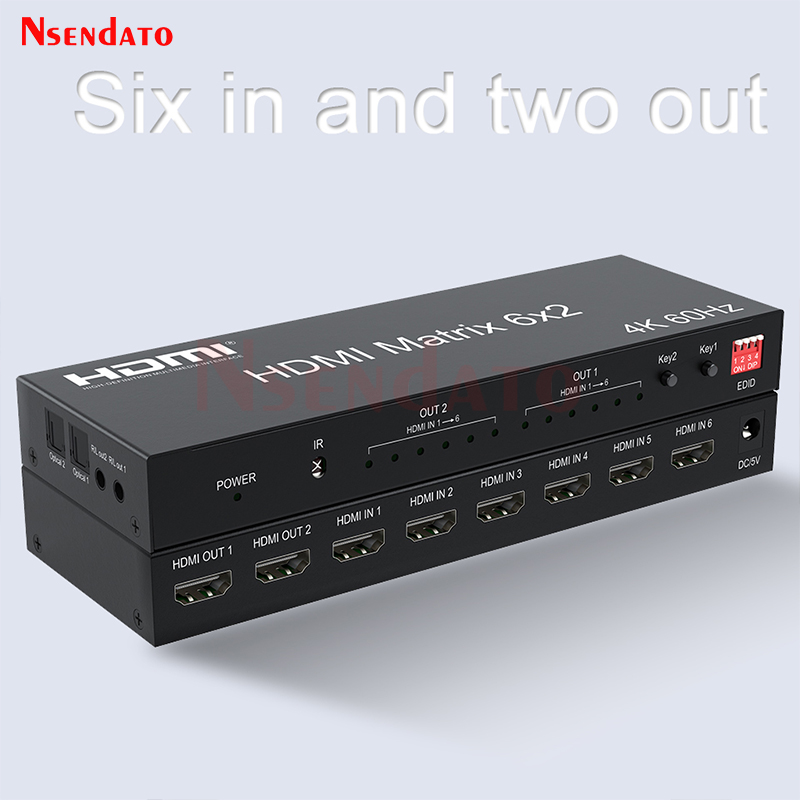HDMI Matrix Switch 6x2 4K 60Hz - Hdmi Matrix Switch recensie en prijs