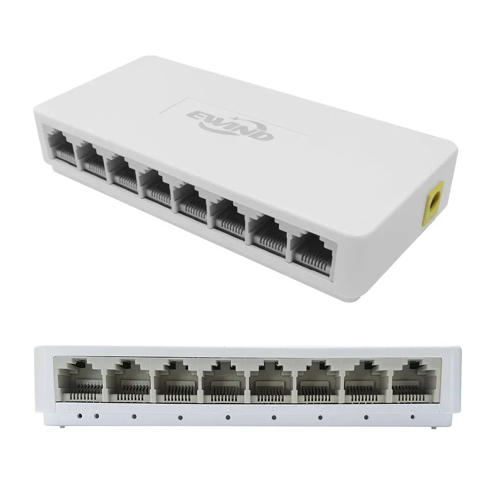Nieuwe 10/100/1000 Mbps Ethern - Ethernet Switch 8 Port recensie en prijs