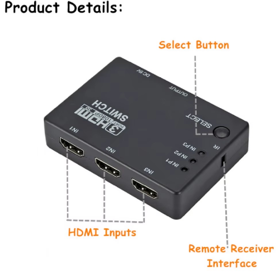 3x1 HDMI Switcher KVM Switches - Hdmi Matrix Switch recensie en prijs