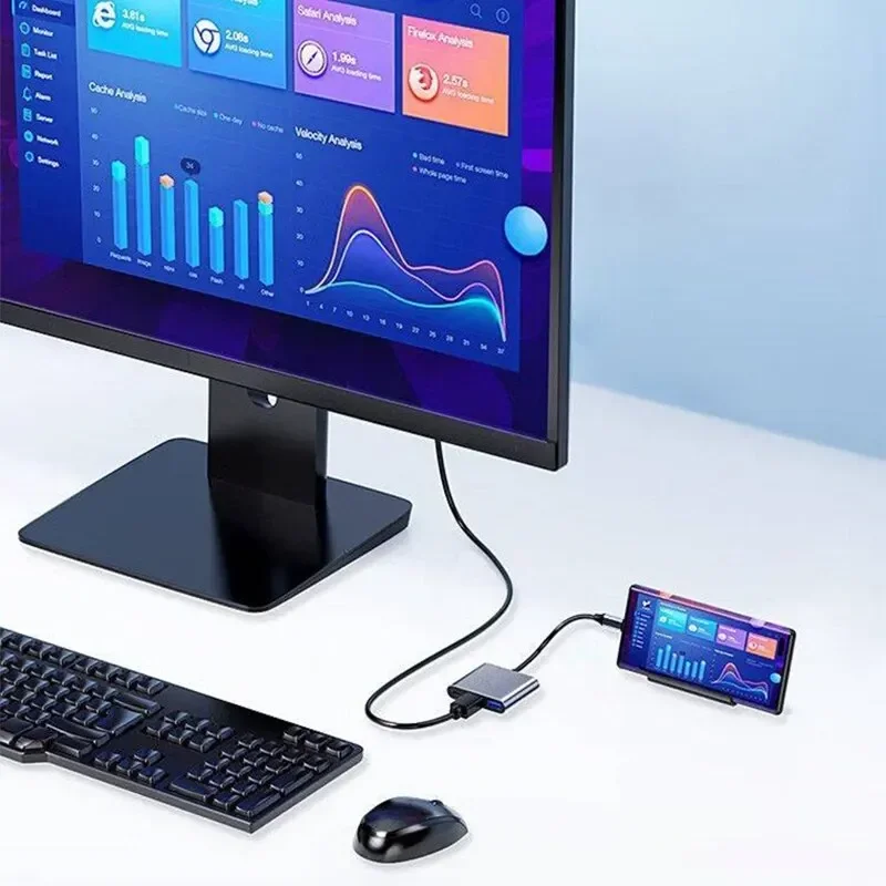 Type-C 3-in-1 multipoortadapte - Multi Port Usb Hub recensie en prijs